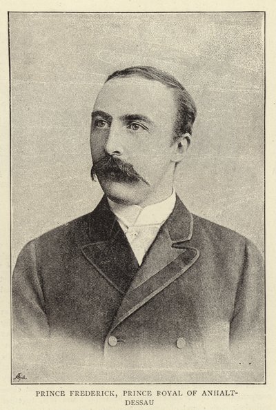 Prens Frederick, Anhalt-Dessau Prensi Kraliyet by English Photographer