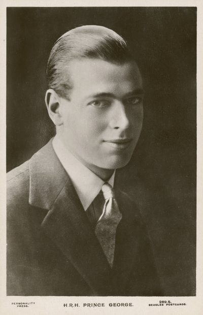 Prens George, Kent Dükü (s/b fotoğraf) by English Photographer