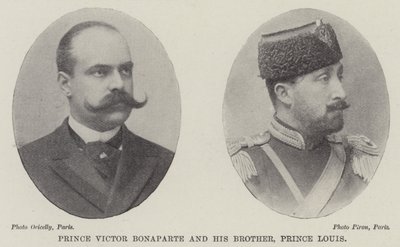 Prens Victor Bonaparte ve kardeşi Prens Louis by English Photographer