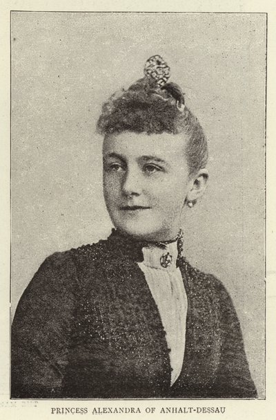 Anhalt-Dessau Prensesi Alexandra by English Photographer