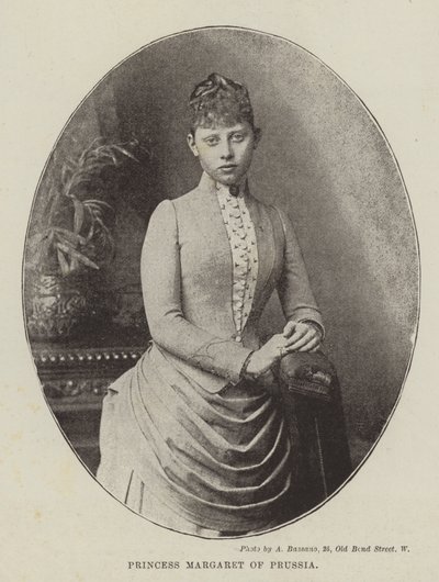Prusya Prensesi Margaret by English Photographer