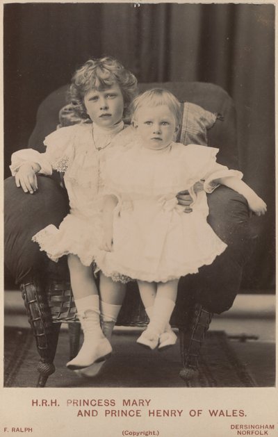 Galler Prensesi Mary ve Prens Henry by English Photographer