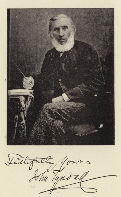 Profesör John Tyndall, PhD, LLD, DCL, FRS, undc by English Photographer