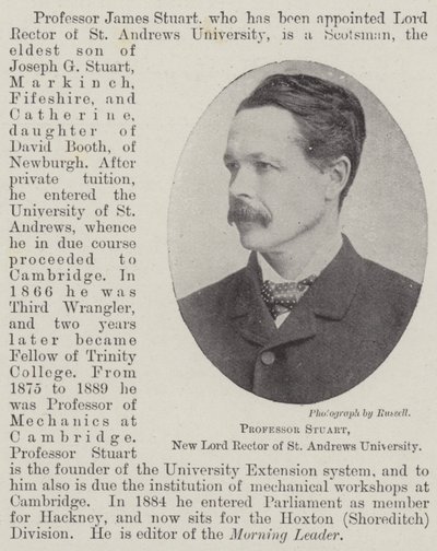 Profesör Stuart, St Andrews Üniversitesi