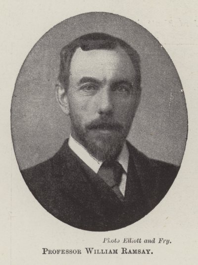 Profesör William Ramsay by English Photographer