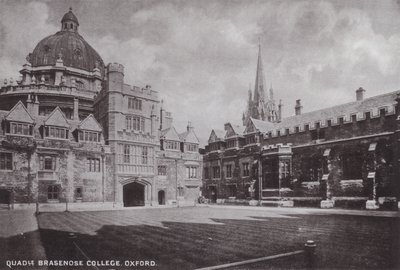 Dörtgen Brasenose Koleji, Oxford by English Photographer