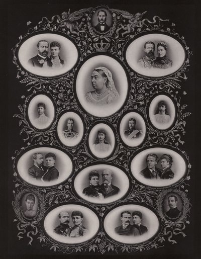 Kraliçe Victoria ve ailesi by English Photographer