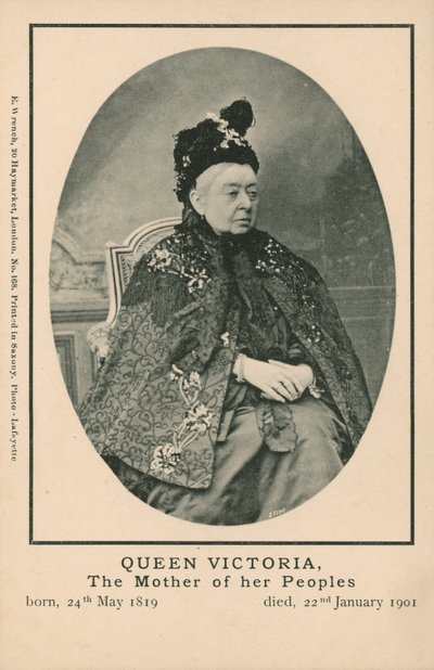 Kraliçe Victoria, halklarının annesi by English Photographer