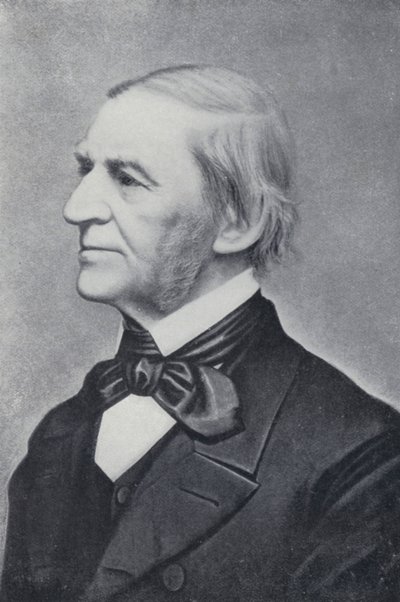 Ralph Waldo Emerson (s/b fotoğraf) by English Photographer
