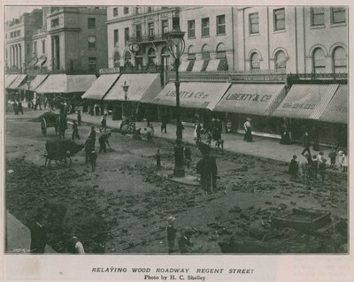 Röle ahşap karayolu Regent Street by English Photographer