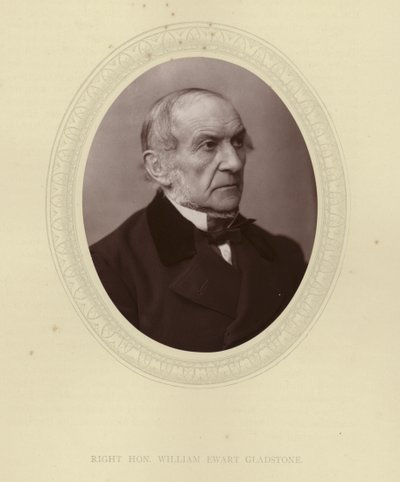 Sağ Hon. William Ewart Gladstone by English Photographer