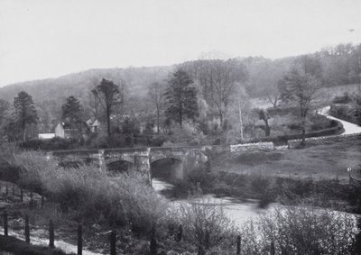 Avon Nehri, Limpley Stoke (s/b fotoğraf) by English Photographer