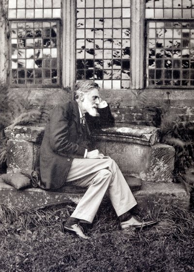 Robert Bridges, İngiliz şair (s/b fotoğraf) by English Photographer