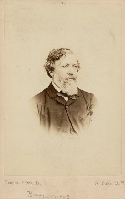 Robert Browning, şair by English Photographer