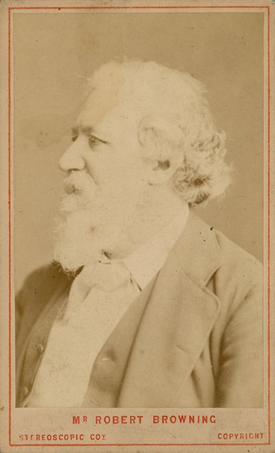 Robert Browning, şair by English Photographer