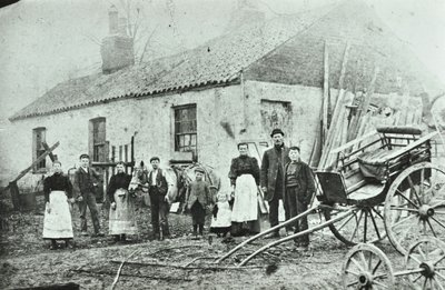 Saint Gothard Yolu: çiftlik evleri, 1880 by English Photographer