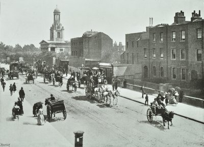 Saint Marks, Clapham Yolu: Kennington Yolu tarafından, 1894 by English Photographer