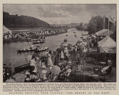 Saltford Regatta, Clifton yakınlarında, Batı