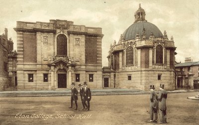Okul Salonu, Eton Koleji (renkli fotoğraf) by English Photographer