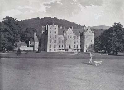 İskoçya: Aboyne Kalesi (s/b fotoğraf) by English Photographer
