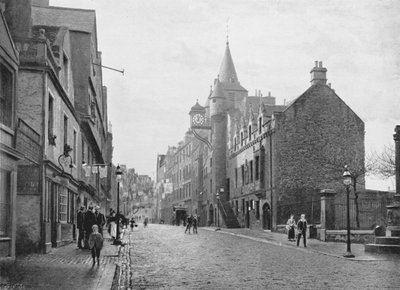 İskoçya: Canongate Tolbooth, Edinburgh (s/b fotoğraf) by English Photographer