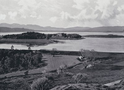 İskoçya: Dunstaffnage Kalesi (s/b fotoğraf) by English Photographer