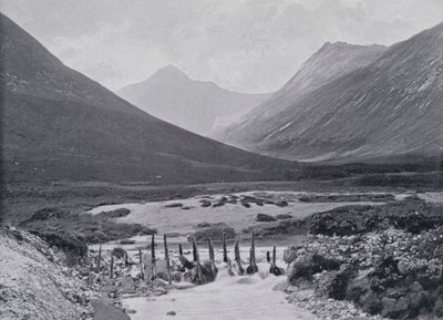 İskoçya: Glen Sannox, Arran Adası (s/b fotoğraf) by English Photographer