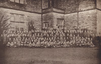 Sedbergh: Erkekler Grubu (s/b fotoğraf) by English Photographer