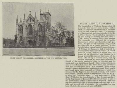 Selby Abbey, Yorkshire, Restorasyonundan sonra yeniden açıldı by English Photographer