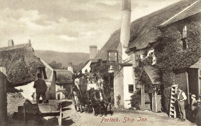 Ship Inn, Porlock (s/b fotoğraf) by English Photographer