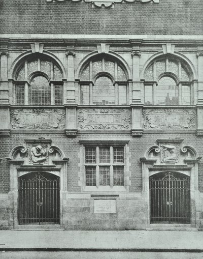 Shoreditch Hamamları: dış cephe, 1898 by English Photographer