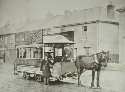 Red Deer terminalinde Croydon Tramways Company