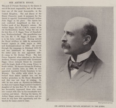 Sir Arthur Bigge, Kraliçe
