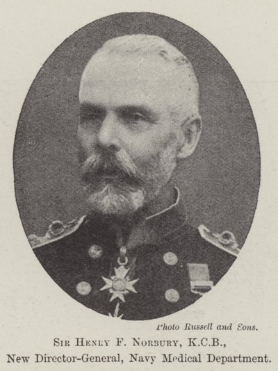 Sir Henry F Norbury, KCB, Yeni Genel Direktör, Donanma Tıp Departmanı by English Photographer