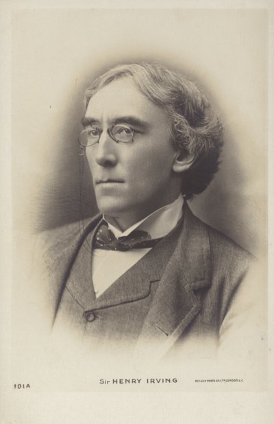 Sir Henry Irving, İngiliz tiyatro oyuncusu by English Photographer