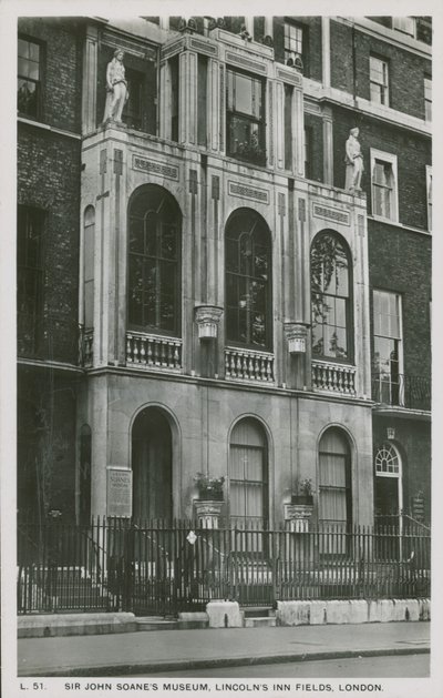 Sir John Soanes Müzesi, Lincolns Inn Fields, Londra by English Photographer