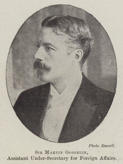 Dışişlerinden Sorumlu Müsteşar Yardımcısı Sir Martin Gosselin by English Photographer