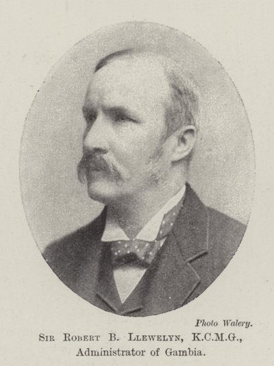 Sir Robert B Llewelyn, KCMG, Gambiya Yöneticisi by English Photographer
