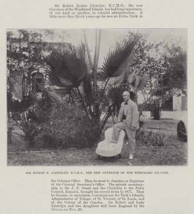 Sir Robert B Llewelyn, KCMG, Windward Adaları