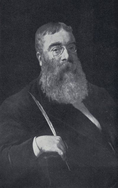 Sir Walter Besant (s/b fotoğraf) by English Photographer