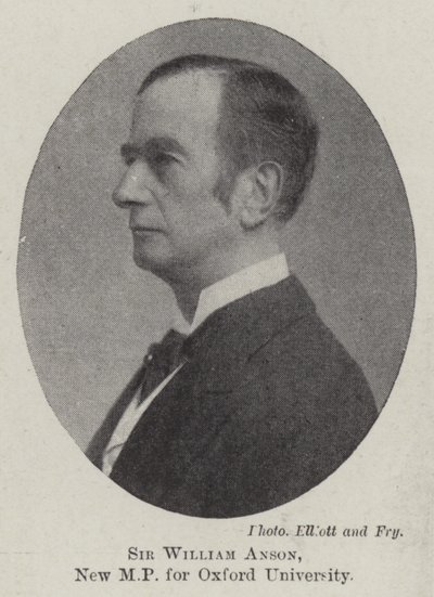 Sir William Anson, Oxford Üniversitesi
