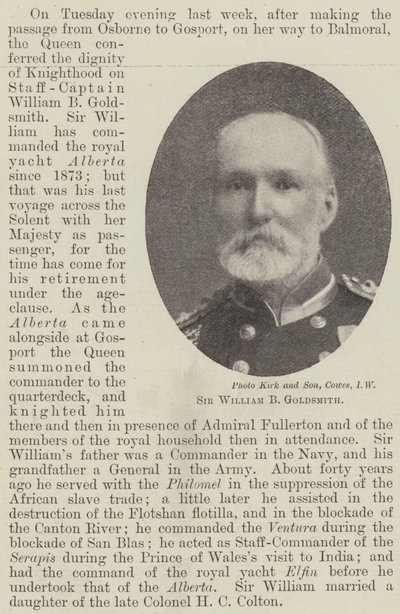 Sir William B. by English Photographer