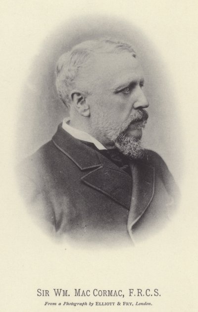 Sir William MacCormac, FRCS (b/w fotoğraf) by English Photographer