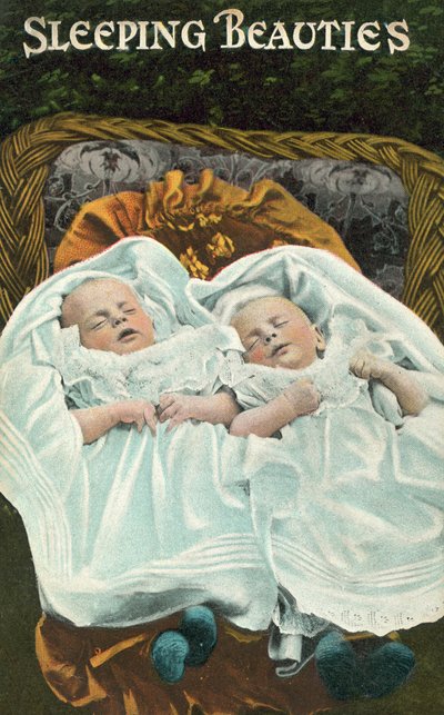 Uyuyan güzeller, uyuyan iki bebek (fotoğraf) by English Photographer