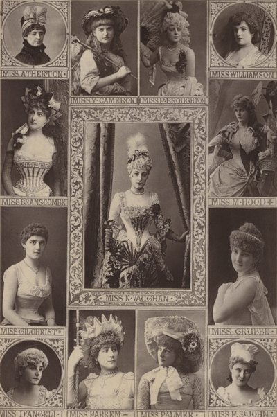 Bazı Başrol Kadın Oyuncuları, A Grubu by English Photographer