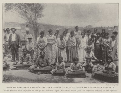 Bazı Başkan Castros Vatandaşları, Tipik Bir Venezuelalı Köylü Grubu by English Photographer