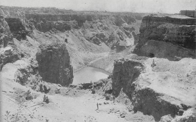 Güney Afrika: Open Workings, Kimberley (s/b fotoğraf) by English Photographer