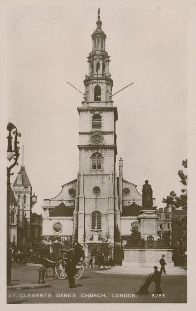 St Clements Danes Kilisesi, Londra by English Photographer