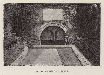 St Withburga Kuyusu (s/b fotoğraf) by English Photographer