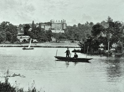 Yıldız ve jartiyer evi, Richmond Hill, Richmond: genel görünüm, 1895 by English Photographer